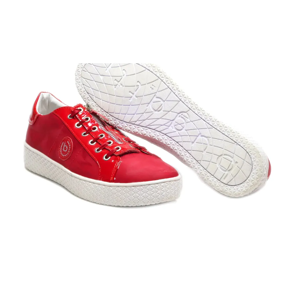 Bugatti Low-Top Sneakers Leather Red Colour For Women