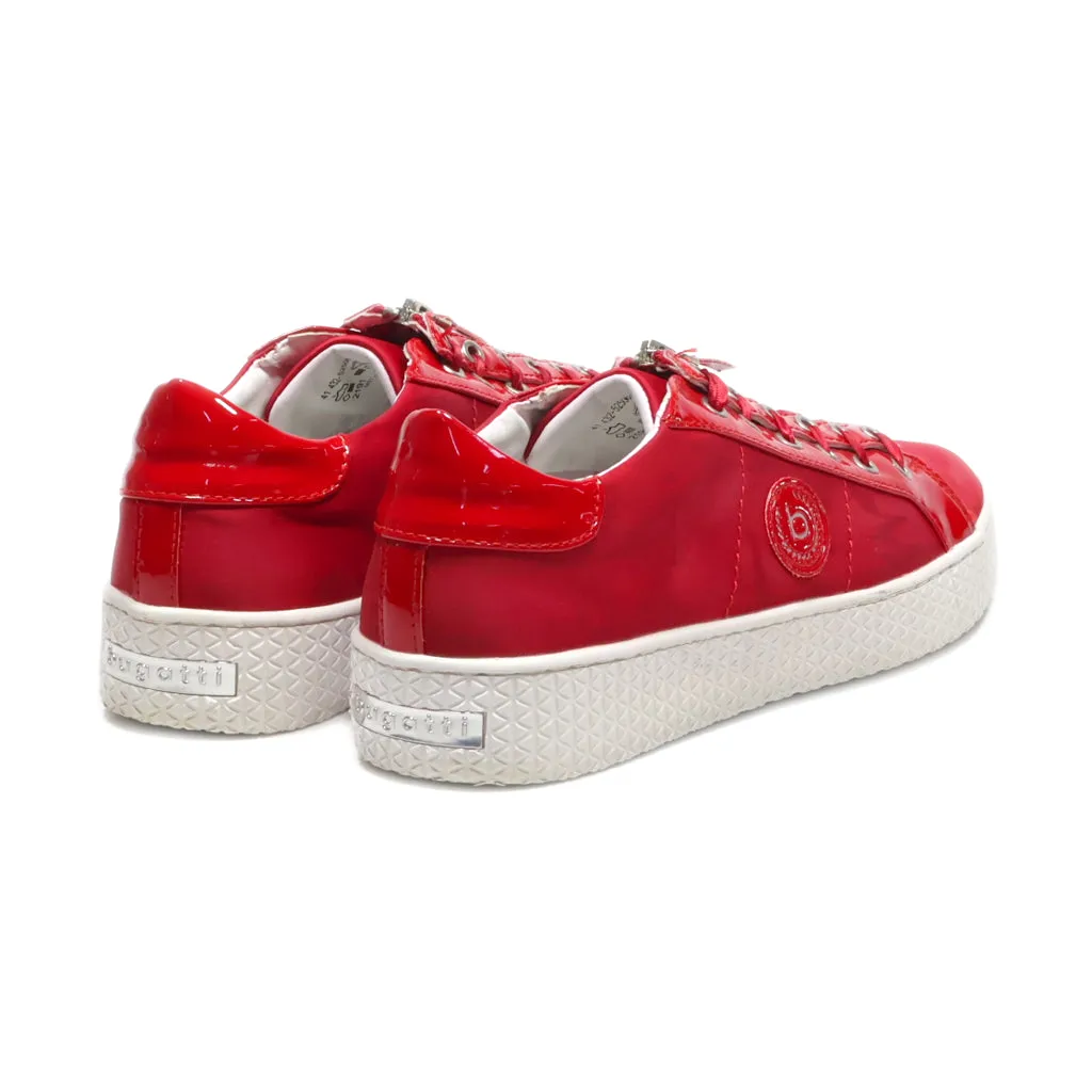 Bugatti Low-Top Sneakers Leather Red Colour For Women