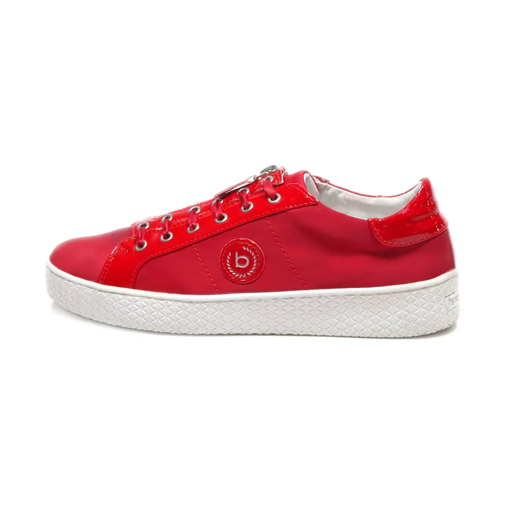 Bugatti Low-Top Sneakers Leather Red Colour For Women