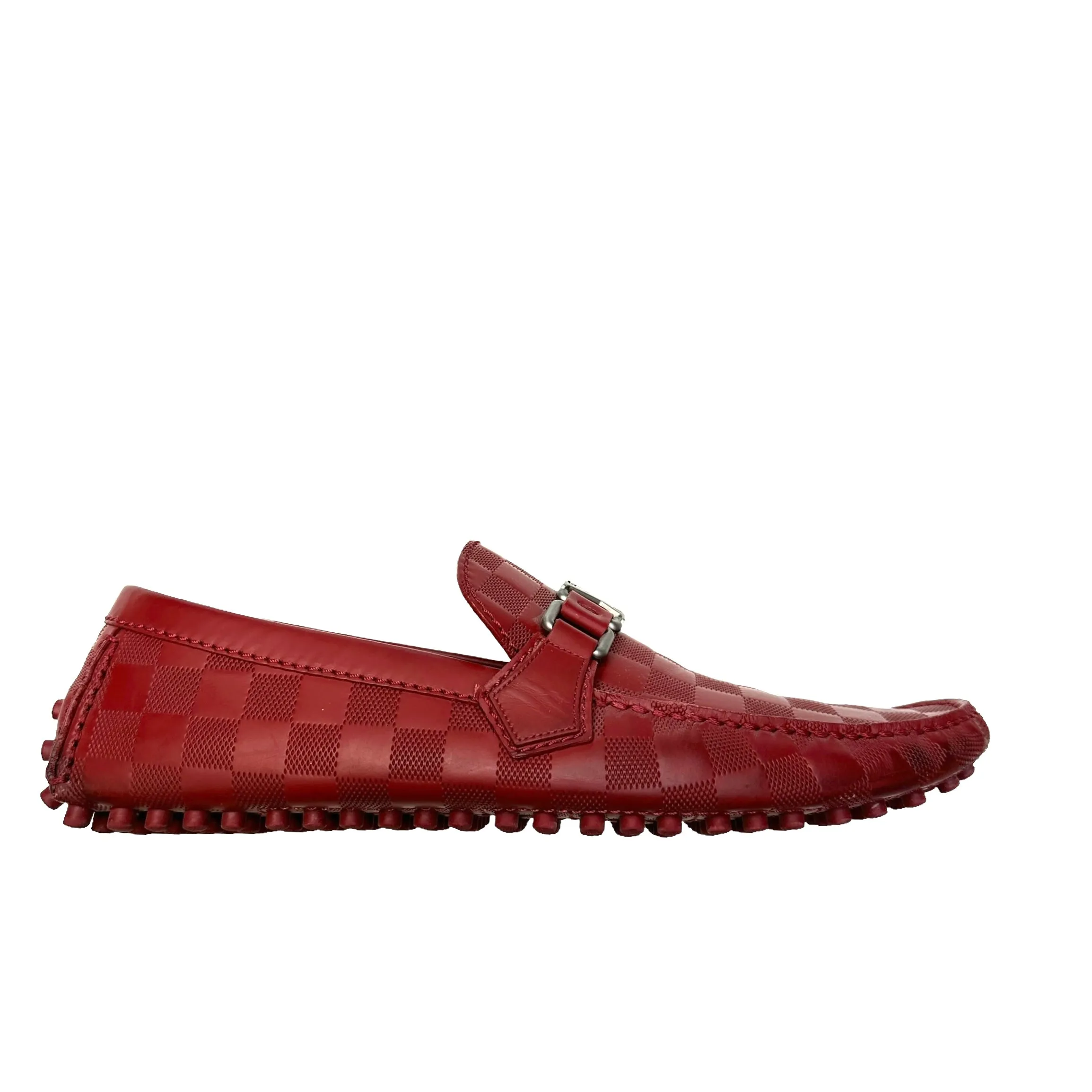 Men Red Loafers - 8