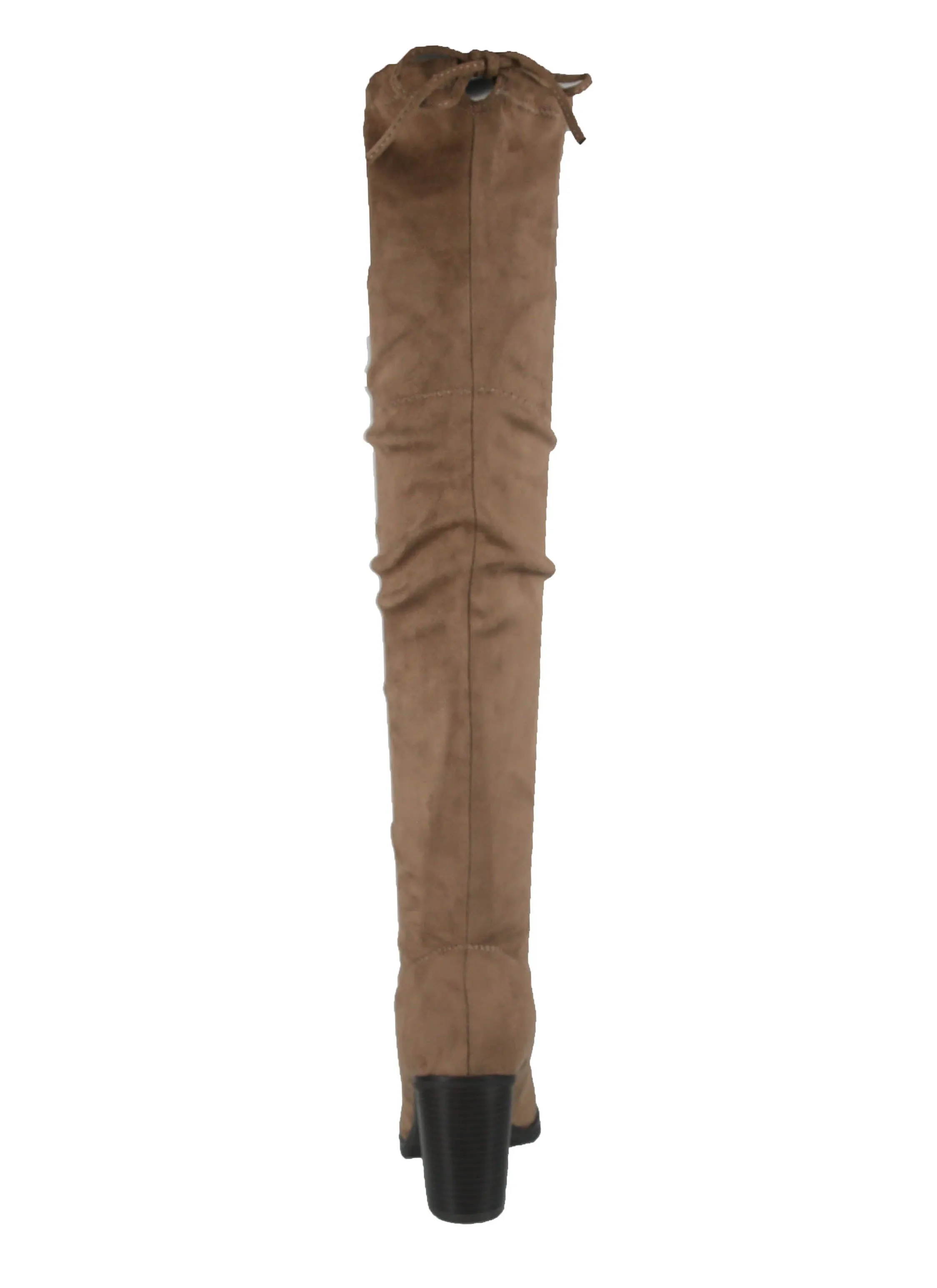 WOMAN'S SHOES TAUPE SUEDE BOOTS HUGO-39