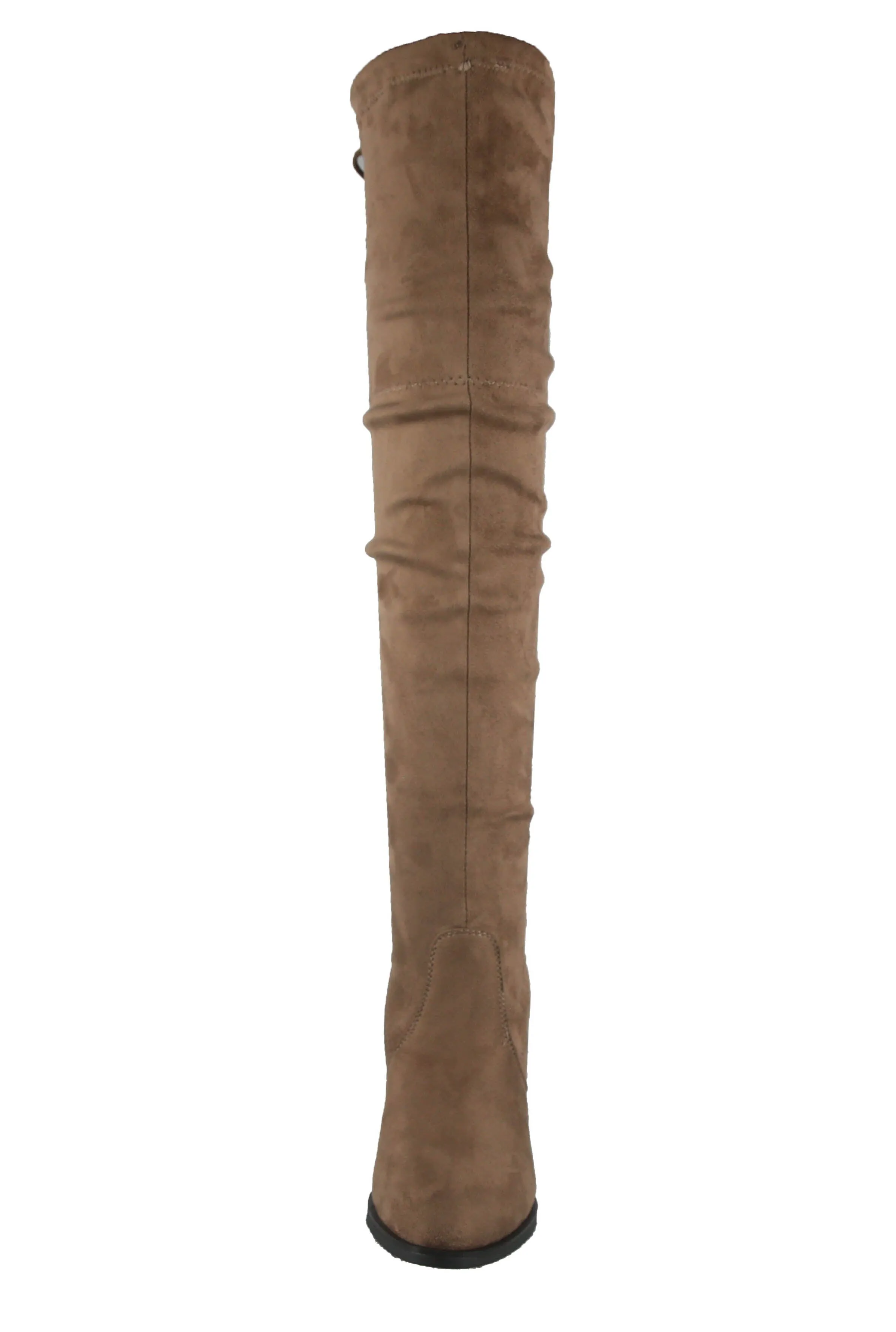 WOMAN'S SHOES TAUPE SUEDE BOOTS HUGO-39